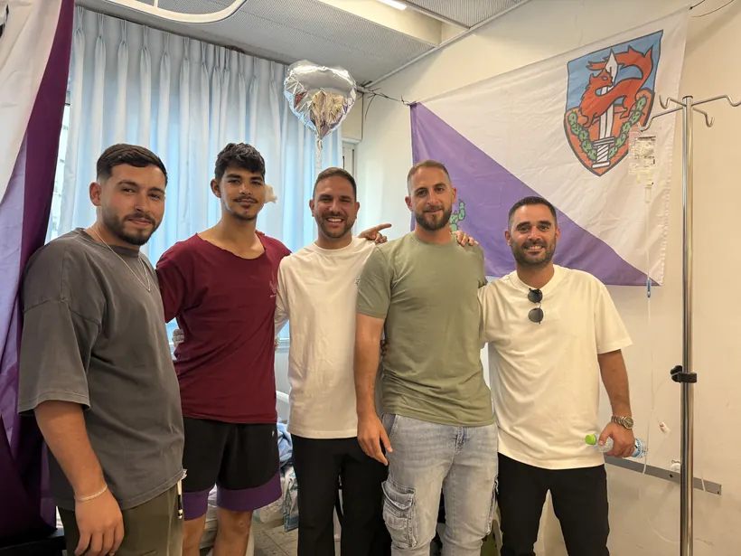 מפגש במסגרת עשייה חברתית עם עמותת בלב אחד